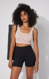 2 PK Stonewash Ribbed Seamless Bra - Our Petal Tone Story - 90 Degree by Reflex