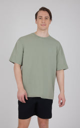 Men's Acid Wash Oversized Boxy Crew Neck Tee - 90 Degree by Reflex