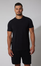Men's Silicon Washed Pima Cotton Crew Neck Tee