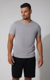 Men's Silicon Washed Pima Cotton Crew Neck Tee - 90 Degree by Reflex