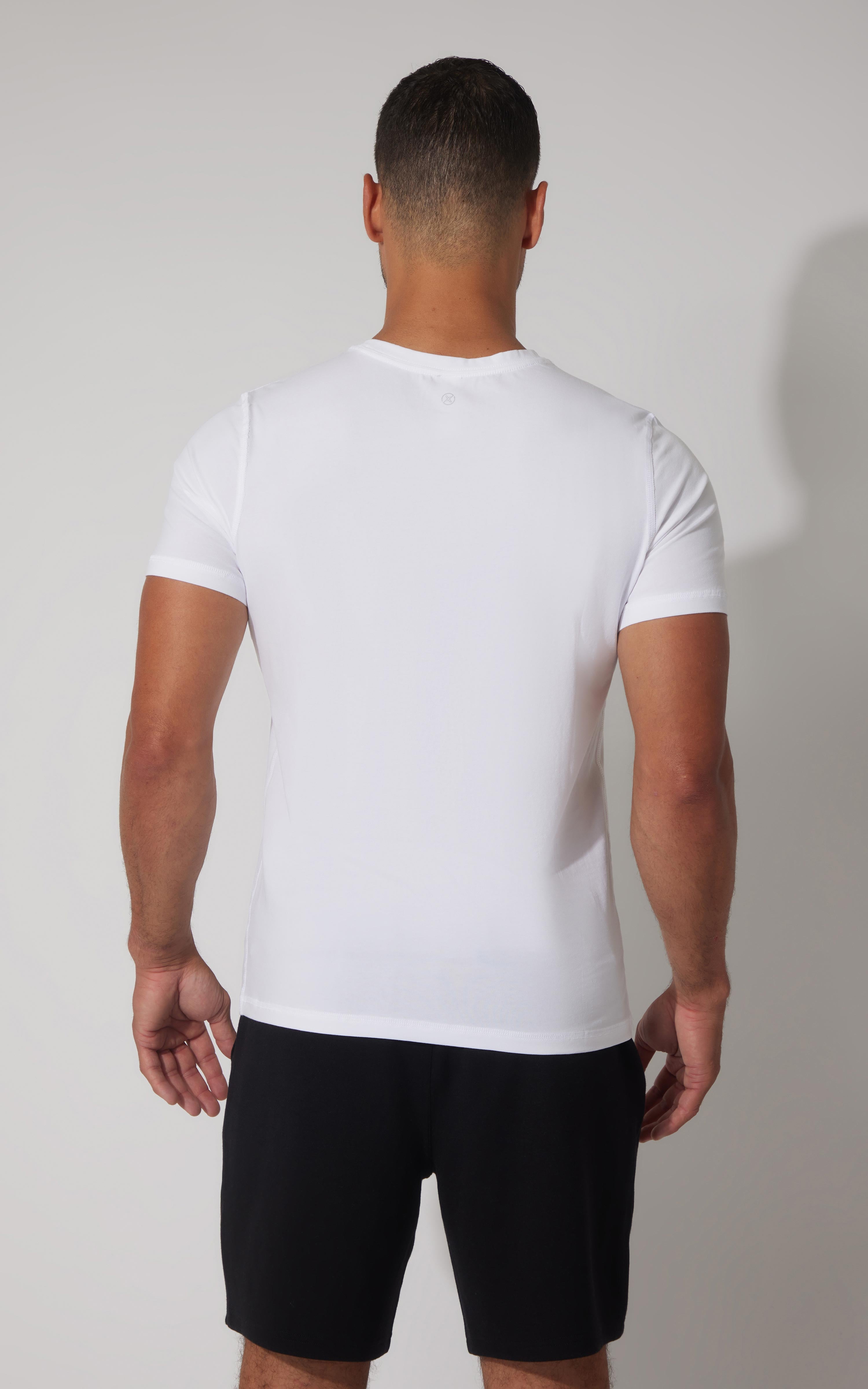 Men's Silicon Washed Pima Cotton Crew Neck Tee