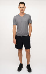 Mens V-Neck Short Sleeve Shirt - 90 Degree by Reflex
