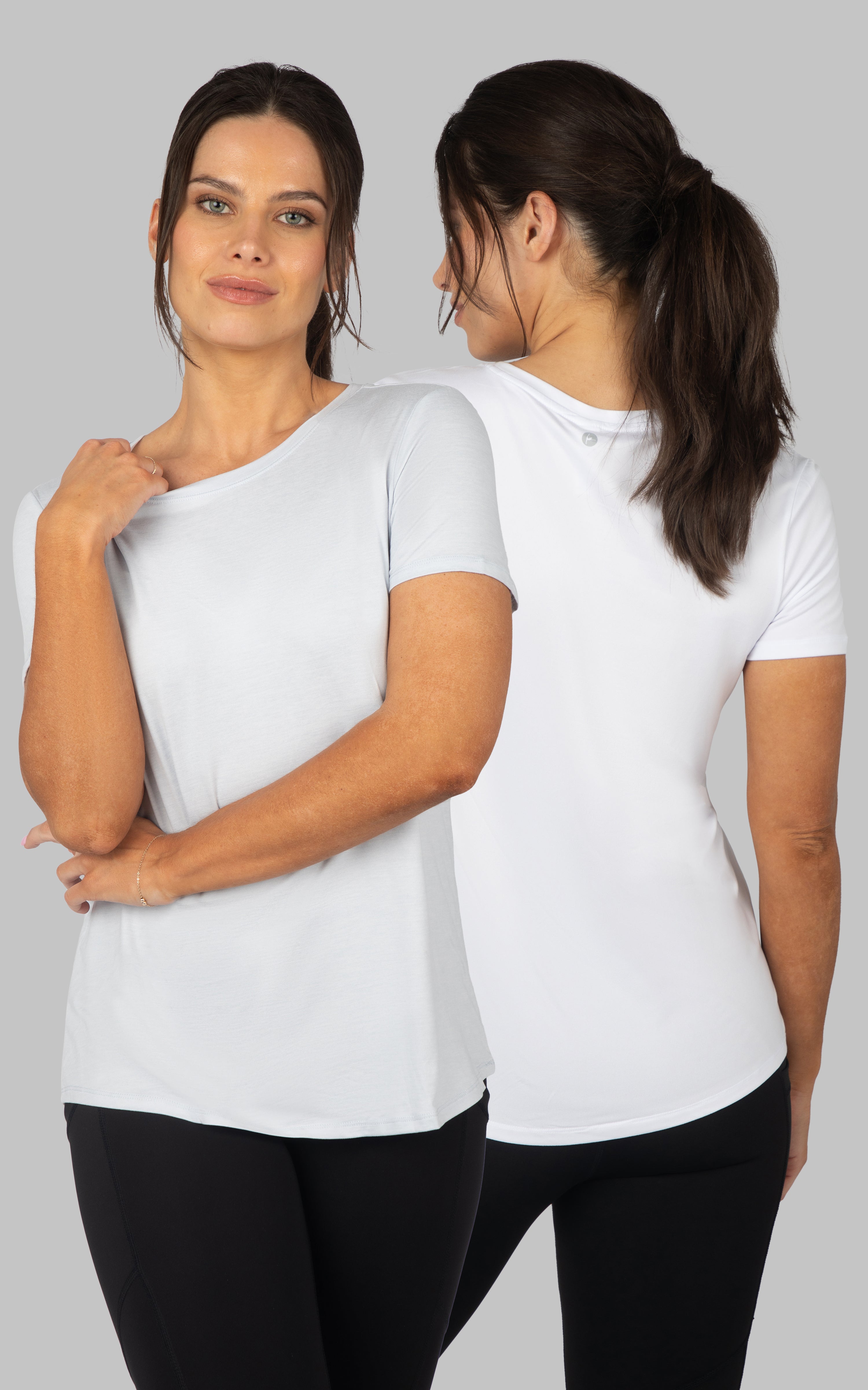 2 Pack Short Sleeve Crew Neck Studio Tee