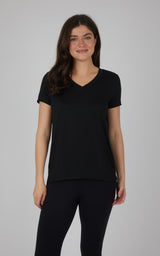 2 Pack City View Hi/Low Short Sleeve Tee W/ Side Slit - 90 Degree by Reflex