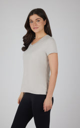 2 Pack City View Hi/Low Short Sleeve Tee W/ Side Slit - 90 Degree by Reflex