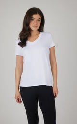 2 Pack City View Hi/Low Short Sleeve Tee W/ Side Slit - 90 Degree by Reflex