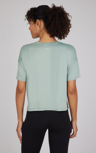 2 Pack Super Soft Deluxe Boxy Cropped Tee - Our Petal Tone Story - 90 Degree by Reflex