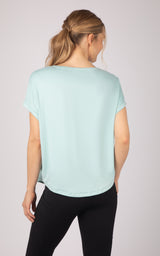 2 Pack Super Soft Beverly Rolled Hem Short Sleeve Shirt - 90 Degree by Reflex