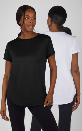 2 Pack Super Soft Cheyenne Hi Low Short Sleeve Tee