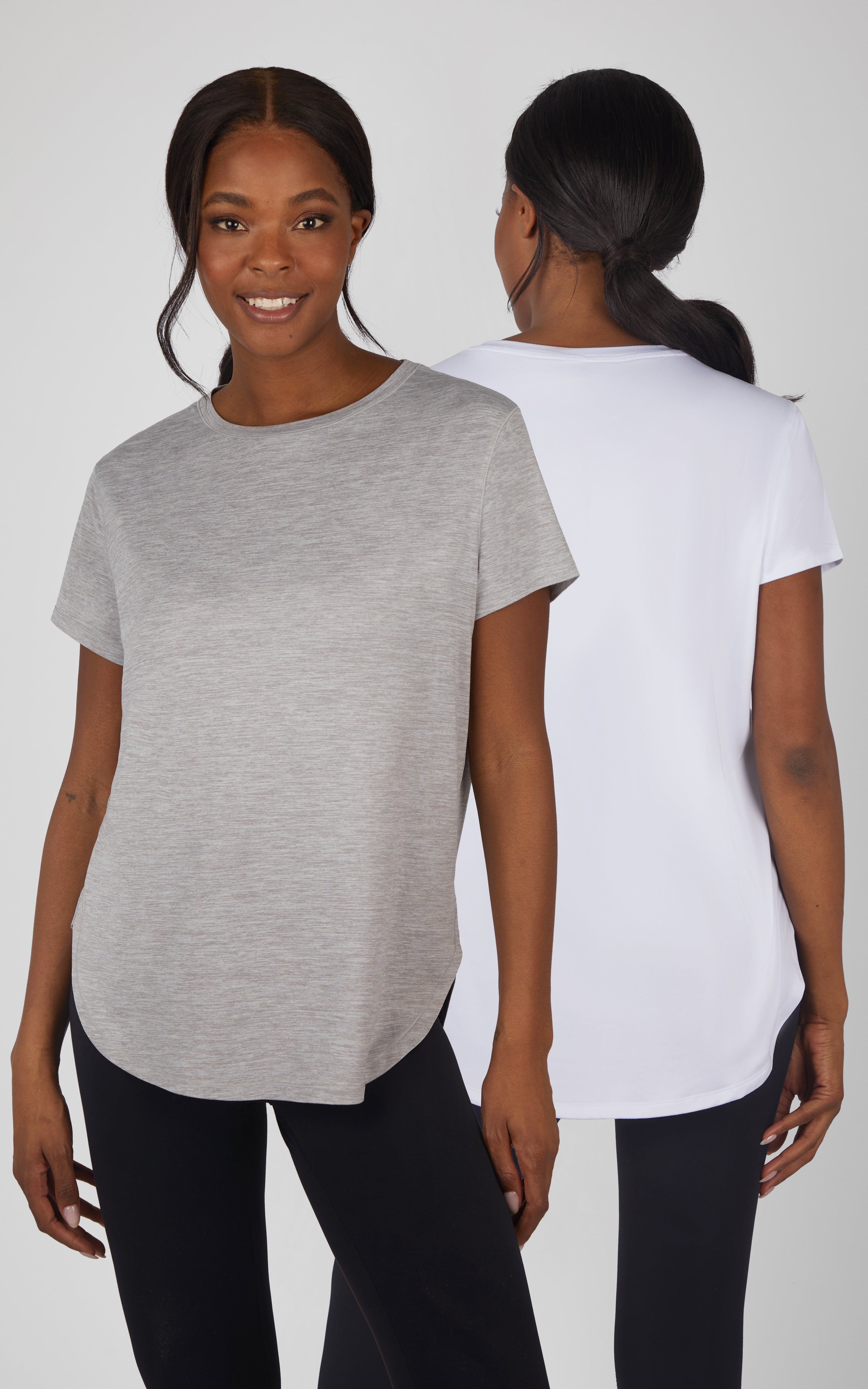 2 Pack Super Soft Cheyenne Hi Low Short Sleeve Tee