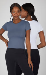 2 PK Crew Neck Tee - 90 Degree by Reflex
