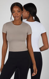 2 PK Crew Neck Tee - 90 Degree by Reflex
