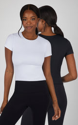 2 PK Crew Neck Tee - 90 Degree by Reflex