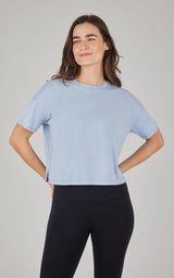 2 PK Stone Washed Cotton and Super Soft Tee - 90 Degree by Reflex