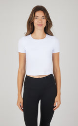 2 PK Heavenly Rib Short Sleeve Shirt - 90 Degree by Reflex