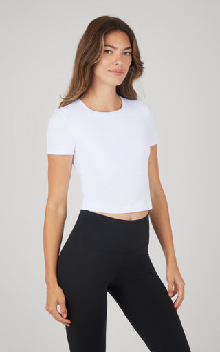 2 PK Heavenly Rib Short Sleeve Shirt - 90 Degree by Reflex
