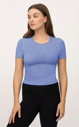 2 PK Heavenly Rib Short Sleeve Shirt - 90 Degree by Reflex