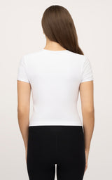 2 PK Heavenly Rib Short Sleeve Shirt - 90 Degree by Reflex