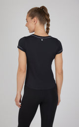 2 PK Super Soft Synergy High Crew Neck Short Sleeve Top and Crew Neck Top - 90 Degree by Reflex