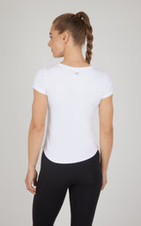 2 PK Super Soft Synergy High Crew Neck Short Sleeve Top and Crew Neck Top - 90 Degree by Reflex