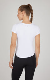 2 PK Super Soft Synergy High Crew Neck Short Sleeve Top and Crew Neck Top - 90 Degree by Reflex