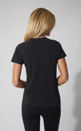 2 PK Vintage Cotton Crew Neck Short Sleeve Top - Our Cafe Story - 90 Degree by Reflex