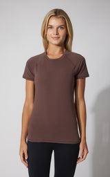 2 PK Vintage Cotton Crew Neck Short Sleeve Top - Our Cafe Story - 90 Degree by Reflex