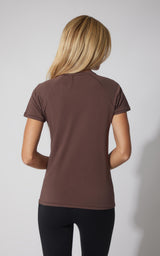 2 PK Vintage Cotton Crew Neck Short Sleeve Top - Our Cafe Story - 90 Degree by Reflex