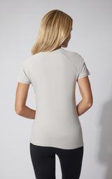2 PK Vintage Cotton Crew Neck Short Sleeve Top - Our Cafe Story - 90 Degree by Reflex