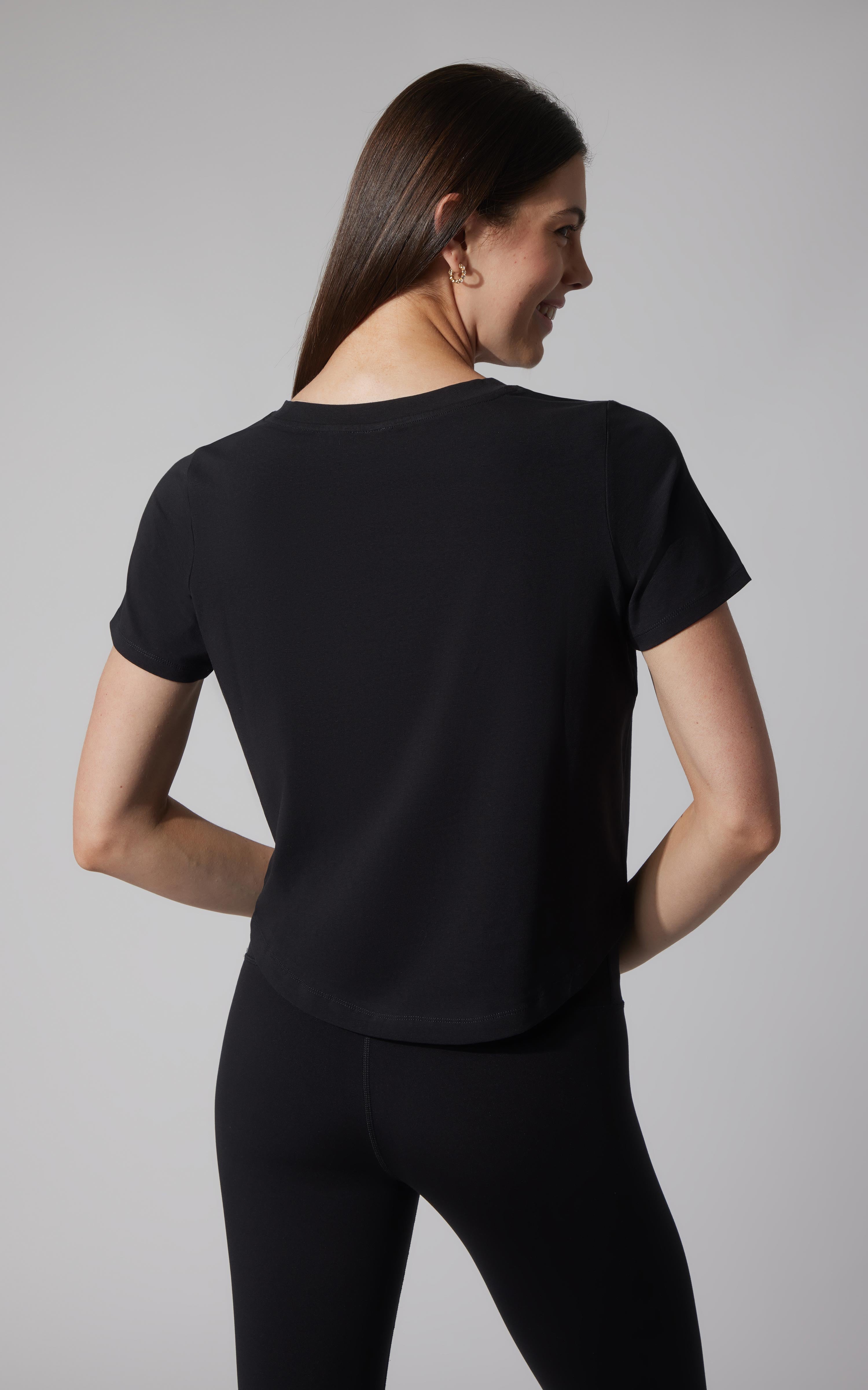 2 PK Airlite Boxy Cropped Short Sleeve Tee