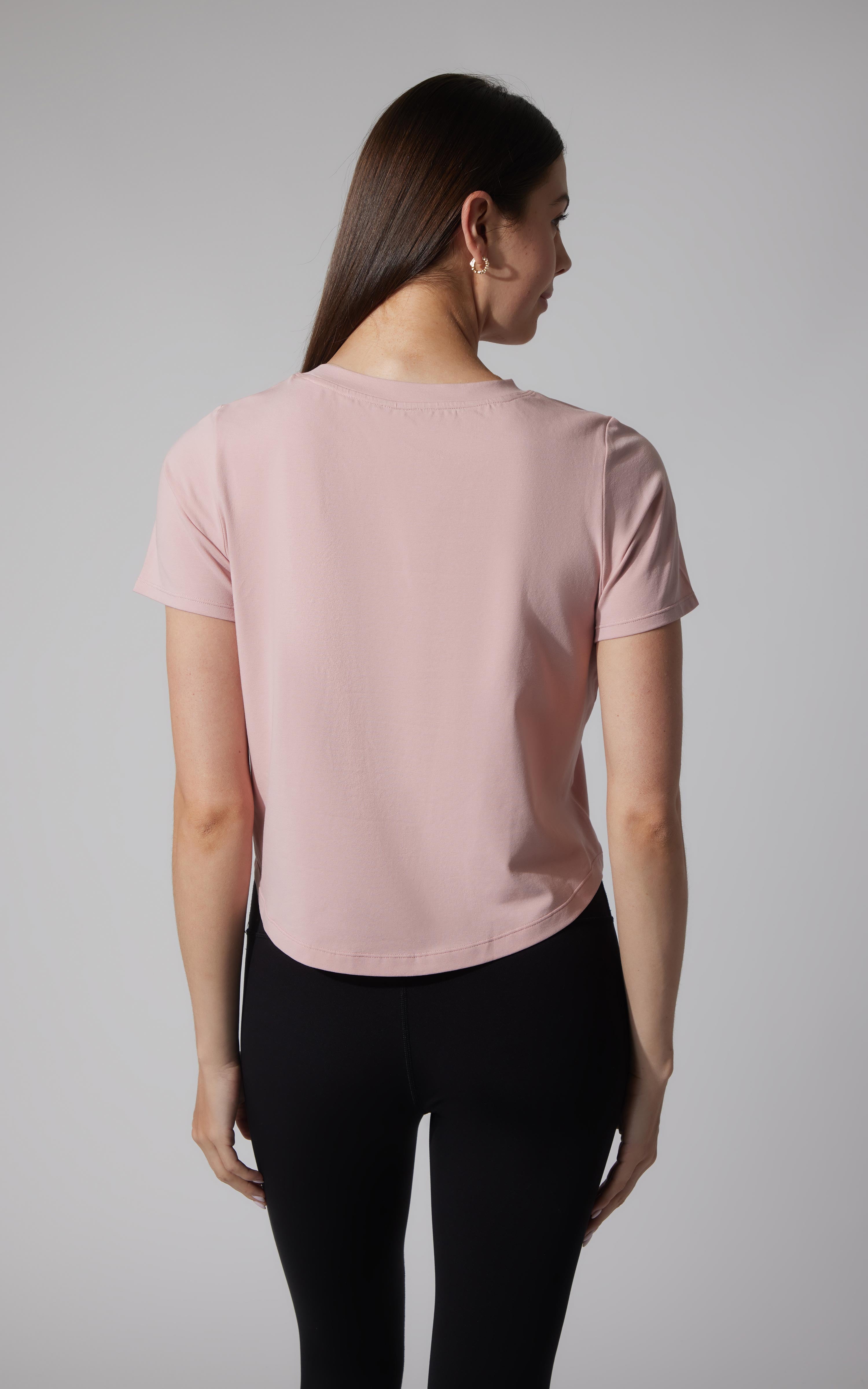2 PK Airlite Boxy Cropped Short Sleeve Tee