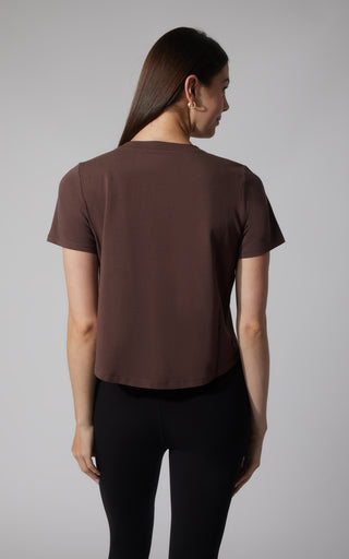 2 PK Airlite Boxy Cropped Short Sleeve Tee