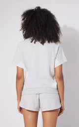 2 Pc Loop Terry Short Sleeve and Short Set