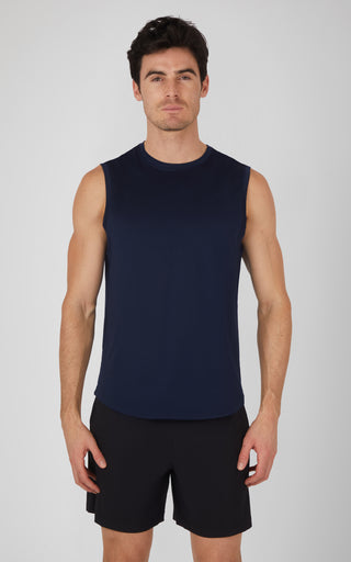 Mens Air Sense Iconic Textured Muscle Tank