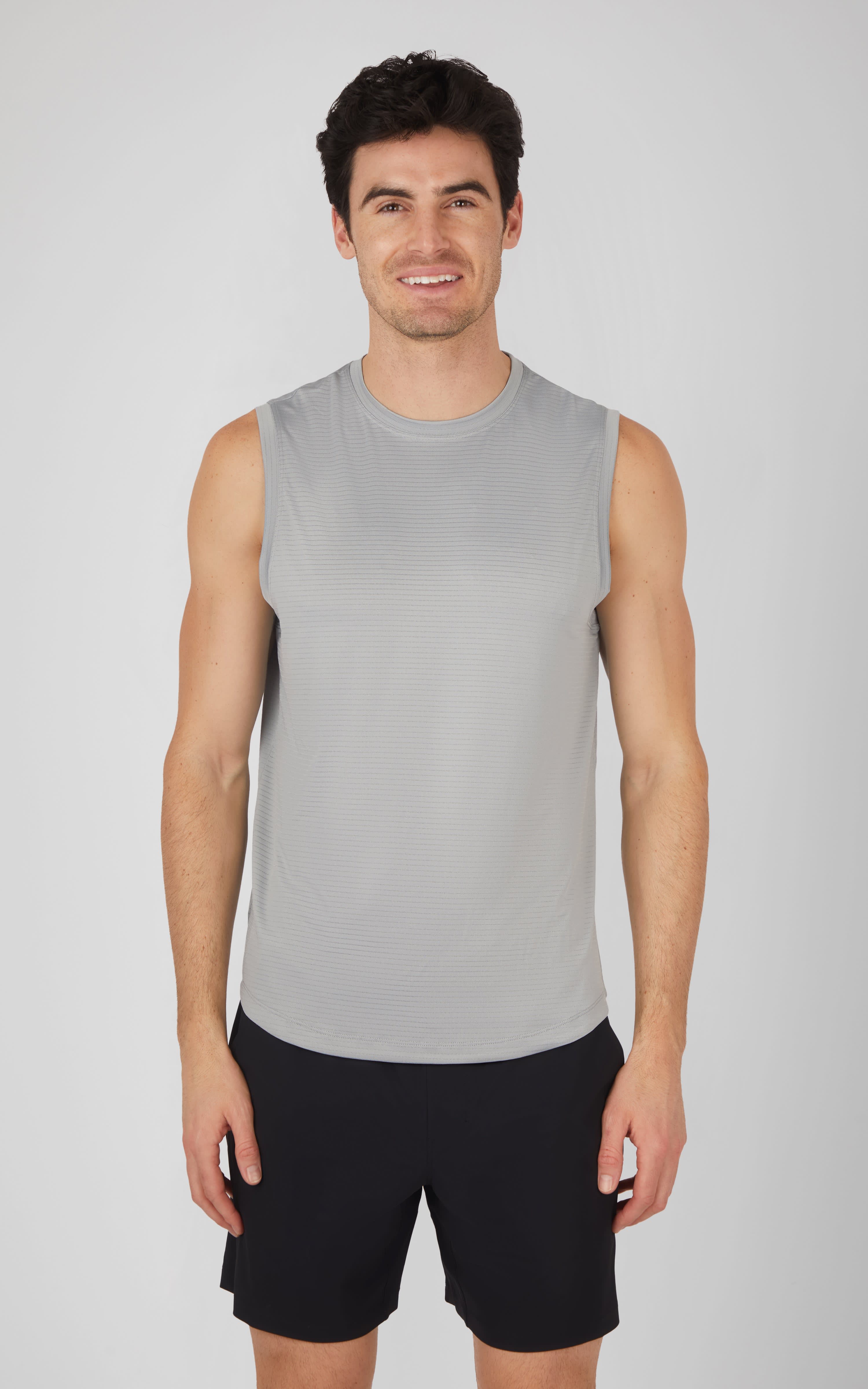 Men's Air Sense Iconic Textured Muscle Tank - 90 Degree by Reflex