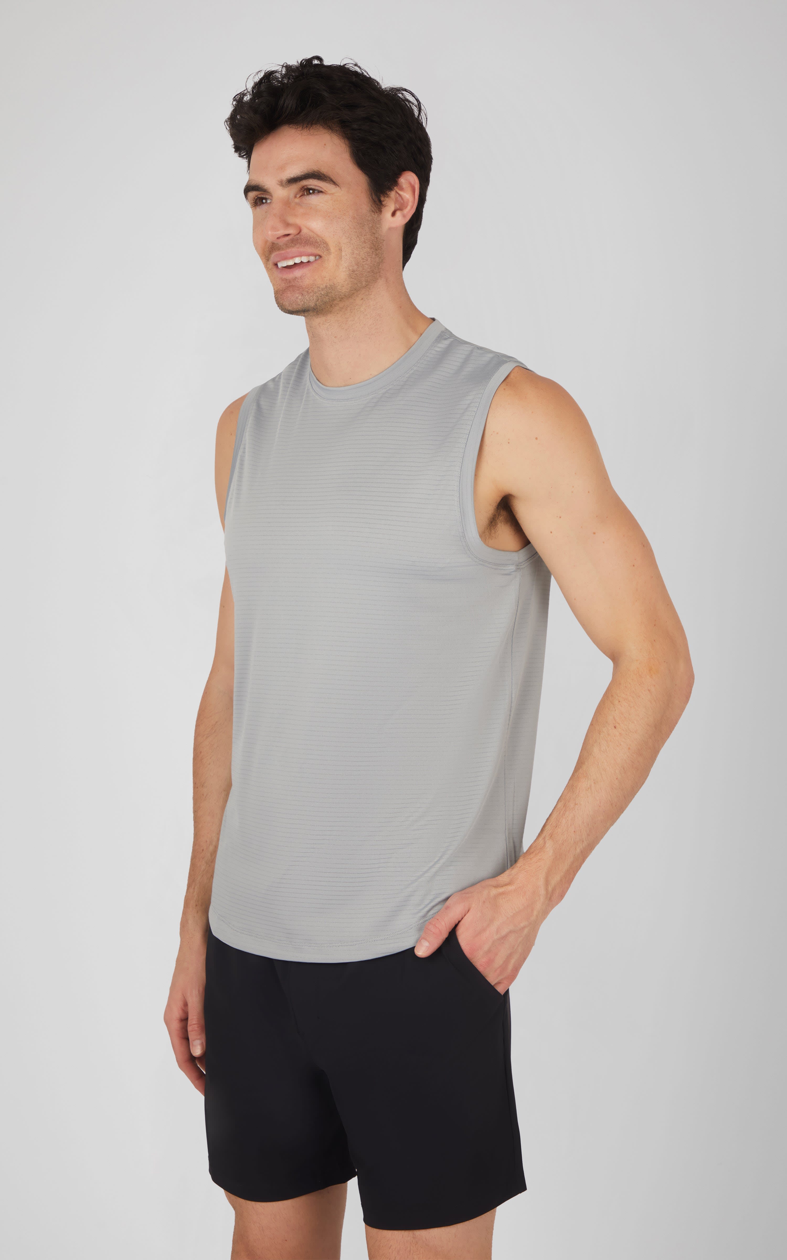 Men's Air Sense Iconic Textured Muscle Tank - 90 Degree by Reflex