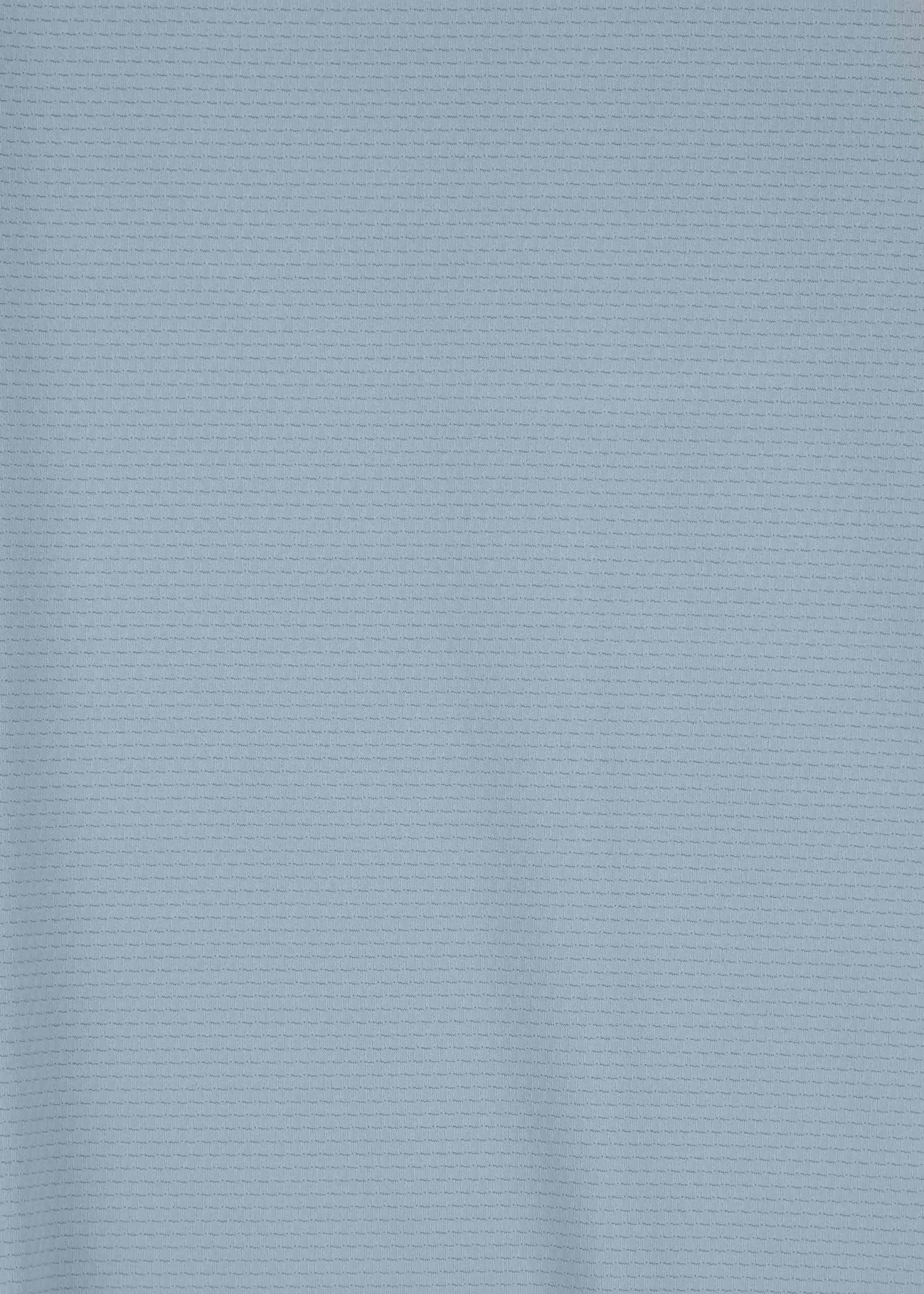 Light blue men's sleeveless muscle tank with textured fabric and scoop neckline.