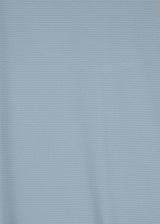 Light blue men's sleeveless muscle tank with textured fabric and scoop neckline.