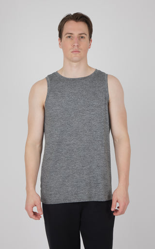 Mens Cationic Two Tone Heather Pace Muscle Tank