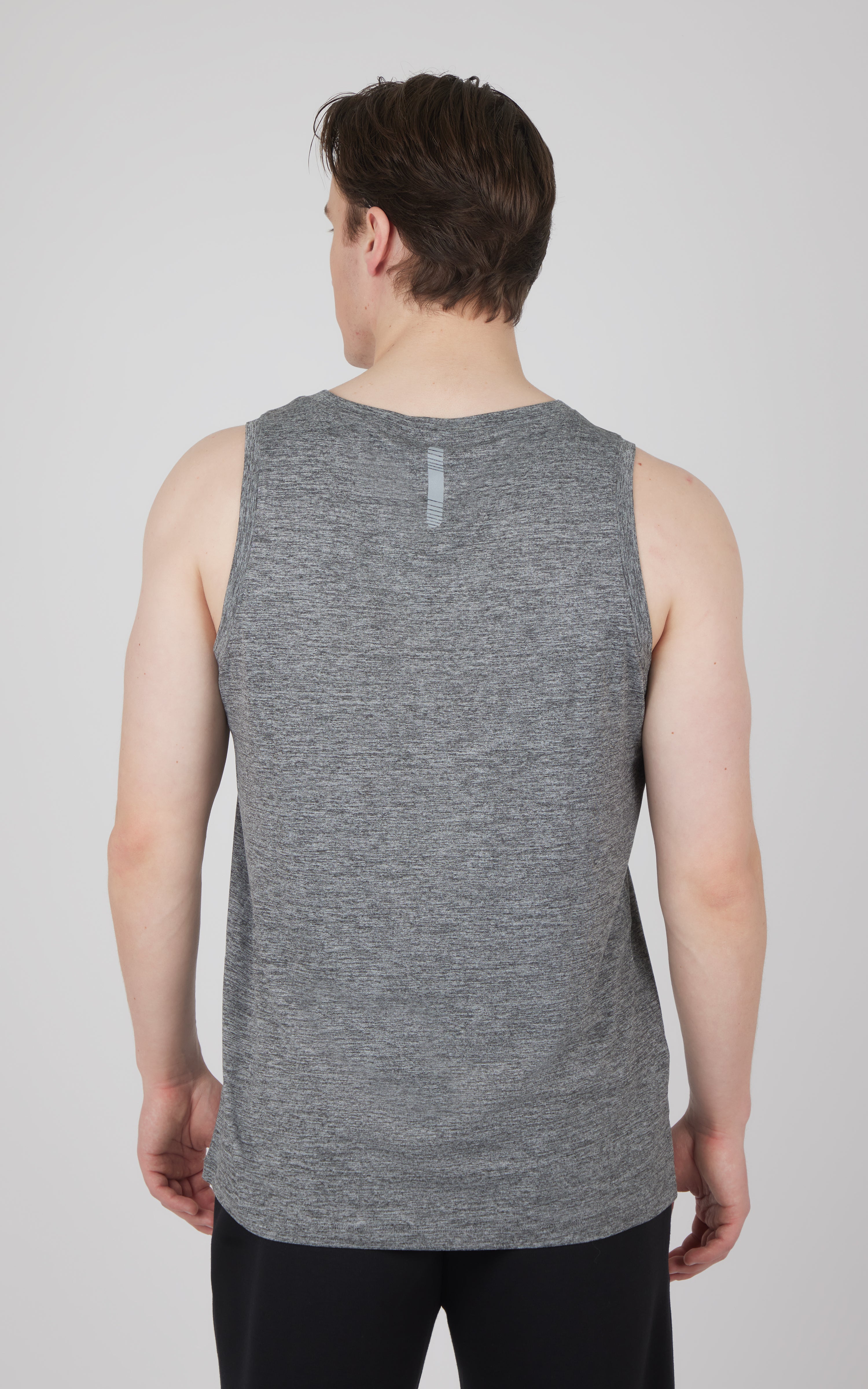Mens Cationic Two Tone Heather Pace Muscle Tank