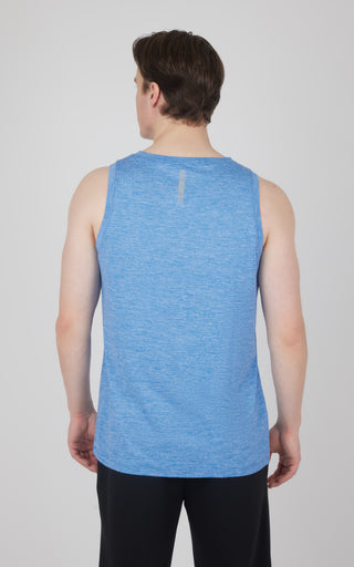 Mens Cationic Two Tone Heather Pace Muscle Tank