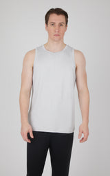 Mens Cationic Two Tone Heather Pace Muscle Tank - 90 Degree by Reflex