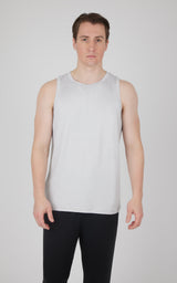 Men's Cationic Two Tone Heather Pace Muscle Tank - 90 Degree by Reflex