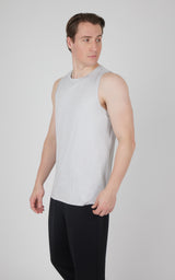 Mens Cationic Two Tone Heather Pace Muscle Tank - 90 Degree by Reflex