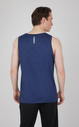 Mens Cationic Two Tone Heather Pace Muscle Tank - 90 Degree by Reflex