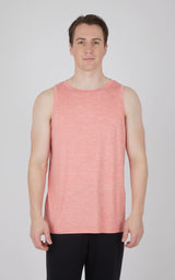 Men's Cationic Two Tone Heather Pace Muscle Tank - 90 Degree by Reflex