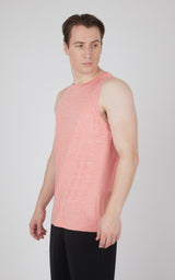 Mens Cationic Two Tone Heather Pace Muscle Tank - 90 Degree by Reflex