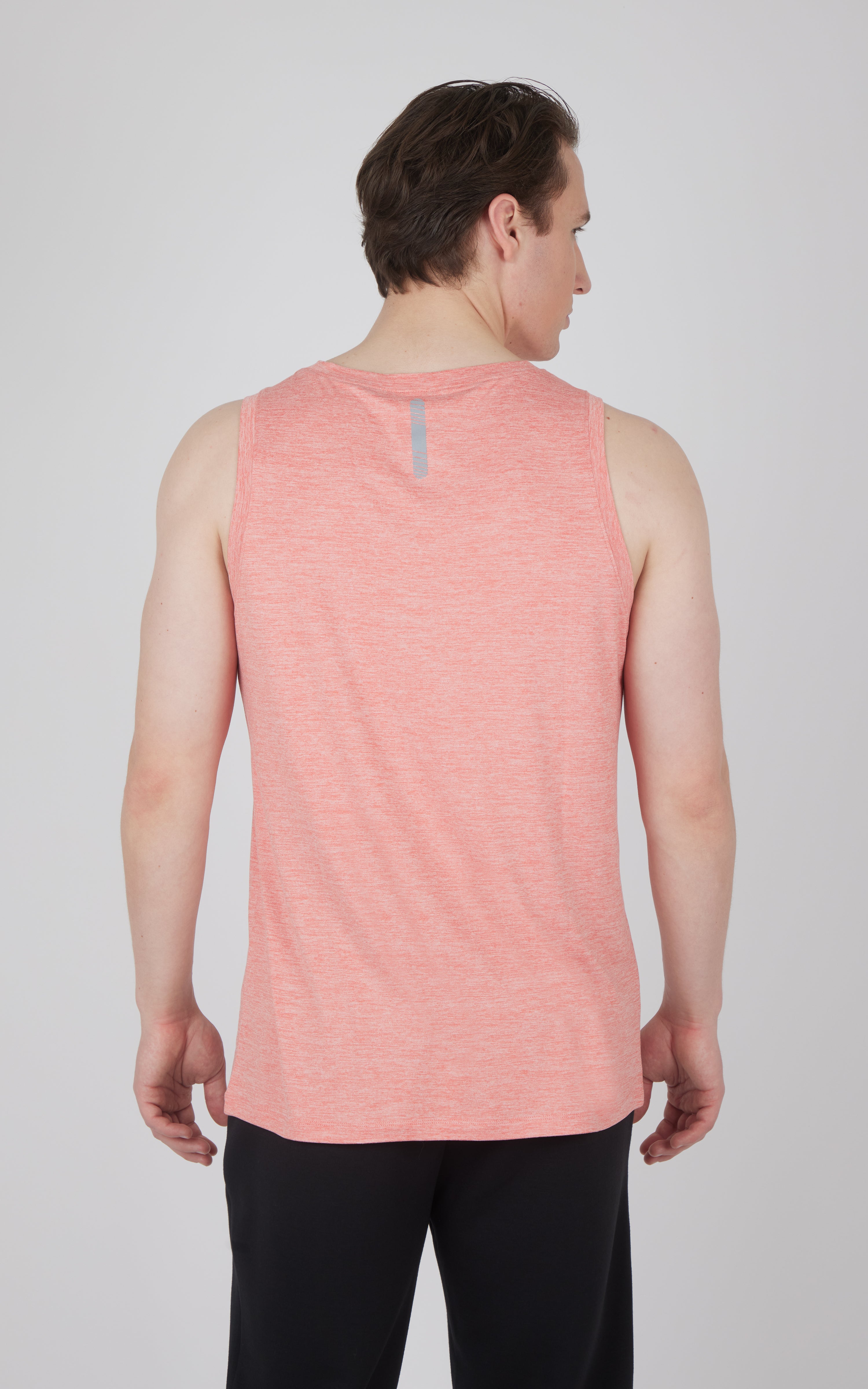 Mens Cationic Two Tone Heather Pace Muscle Tank