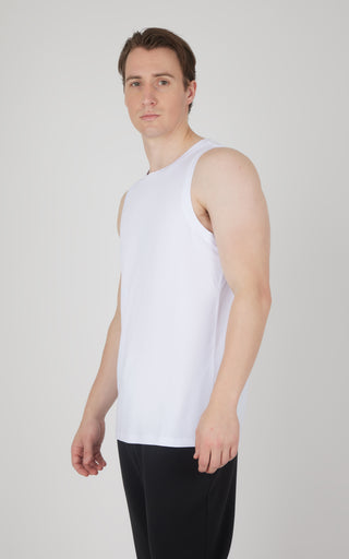 Mens Cationic Two Tone Heather Pace Muscle Tank