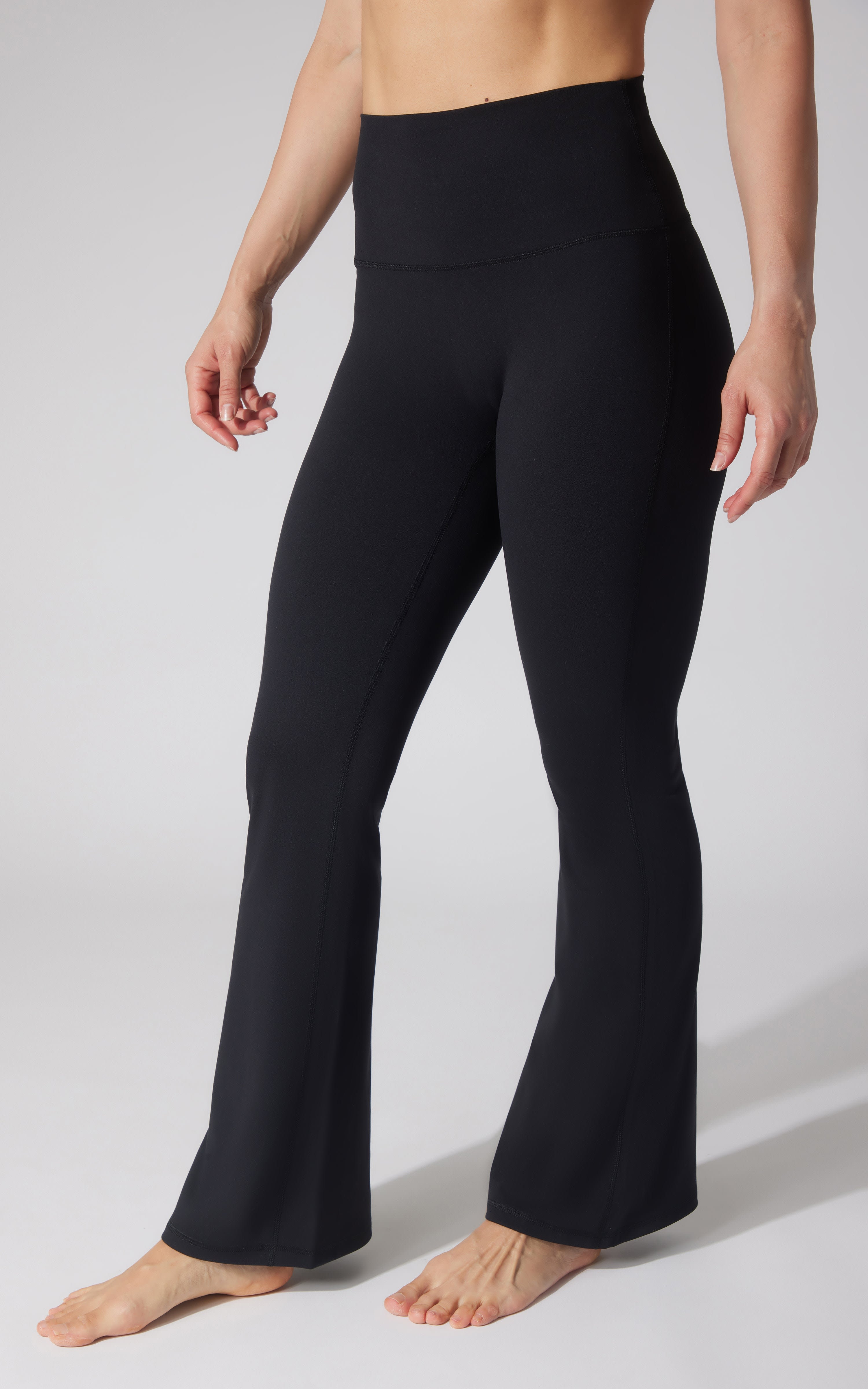 Lux Hudson Elastic Free V-Back 7/8 Flare Pant - 90 Degree by Reflex
